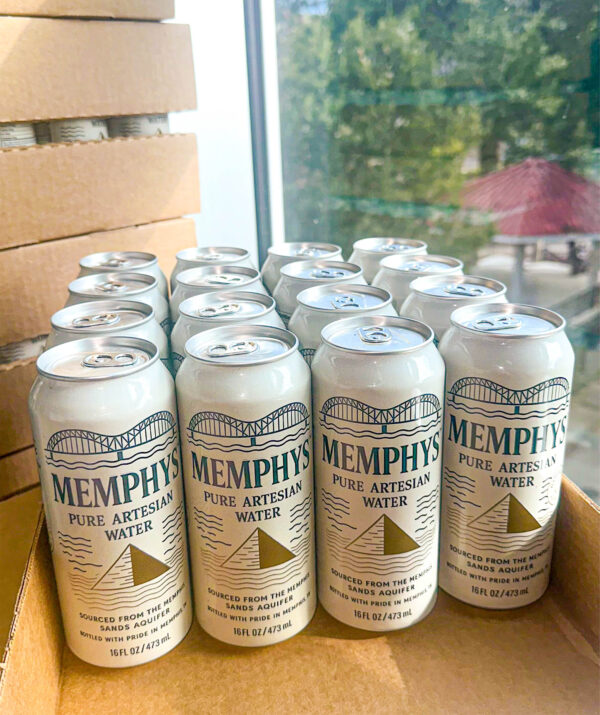MEMPHYS Water Case of 16 Cans